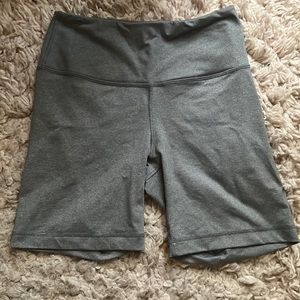 Grey biker shorts